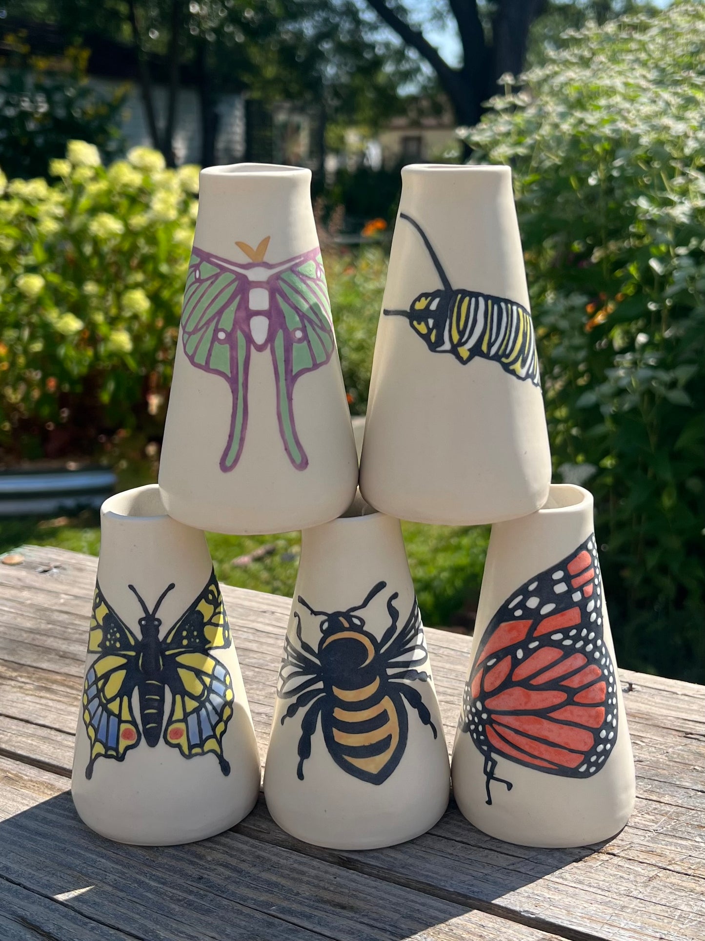 Garden Friends Bud Vase