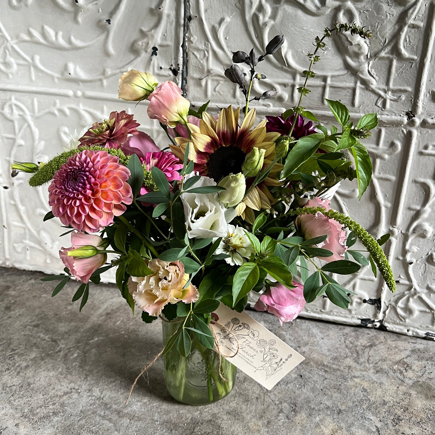 Mason Jar Arrangement