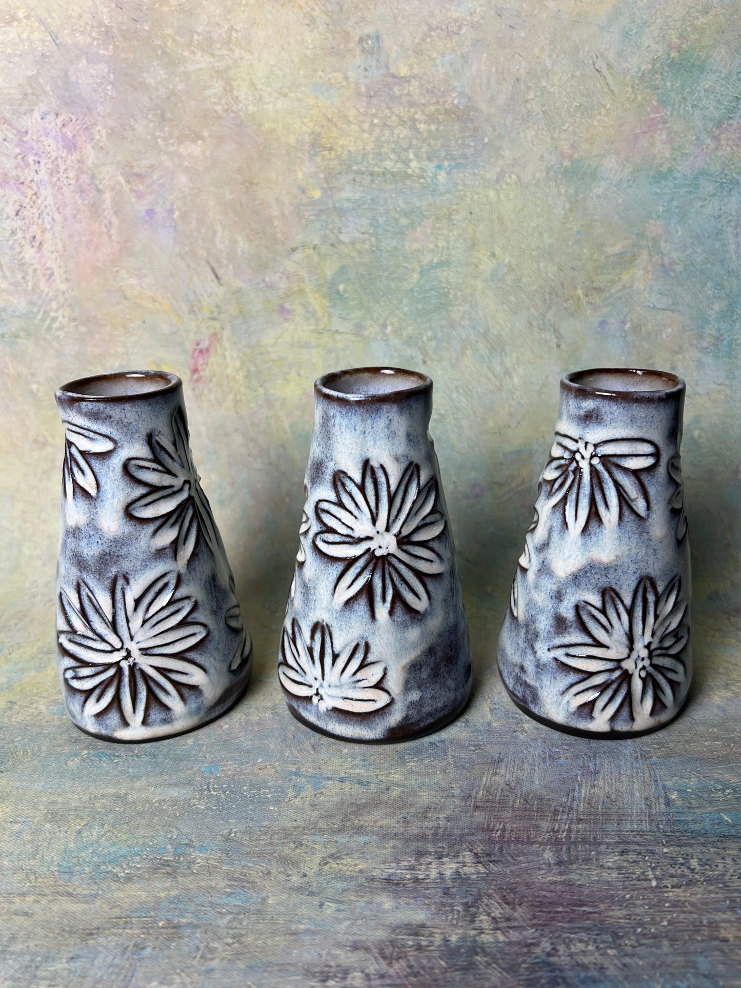 Carved Bud Vase