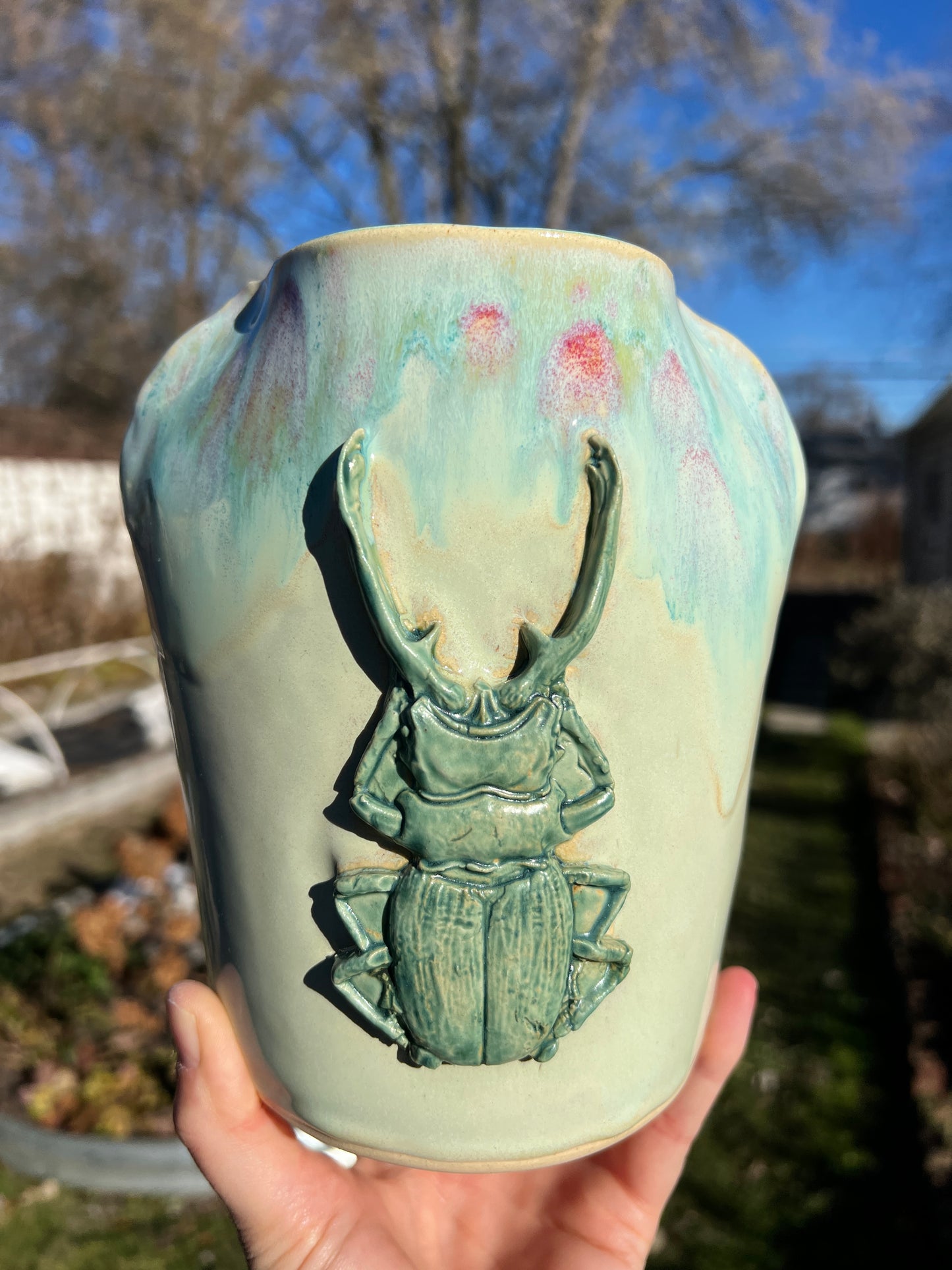 Big Ol' Beetle Vase