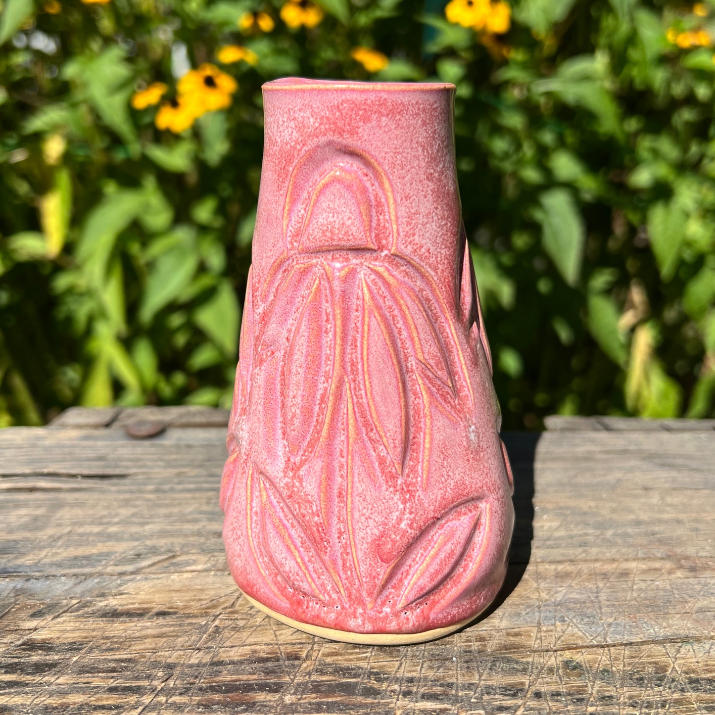 Carved Bud Vases