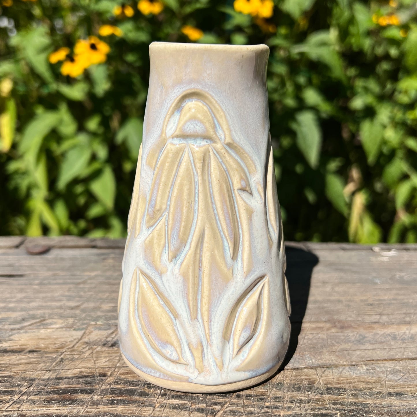 Carved Bud Vases