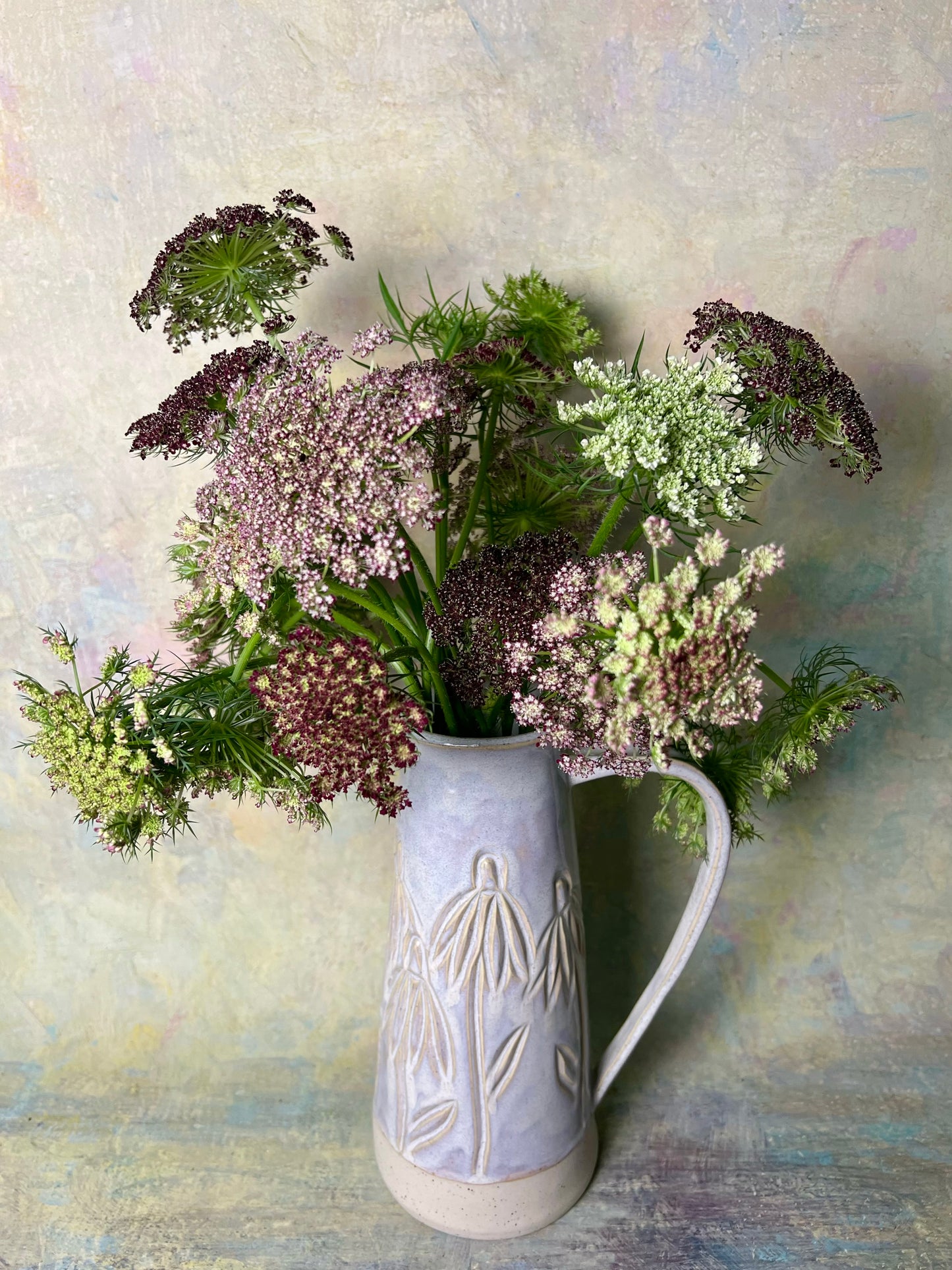Slender Vase & Pitcher