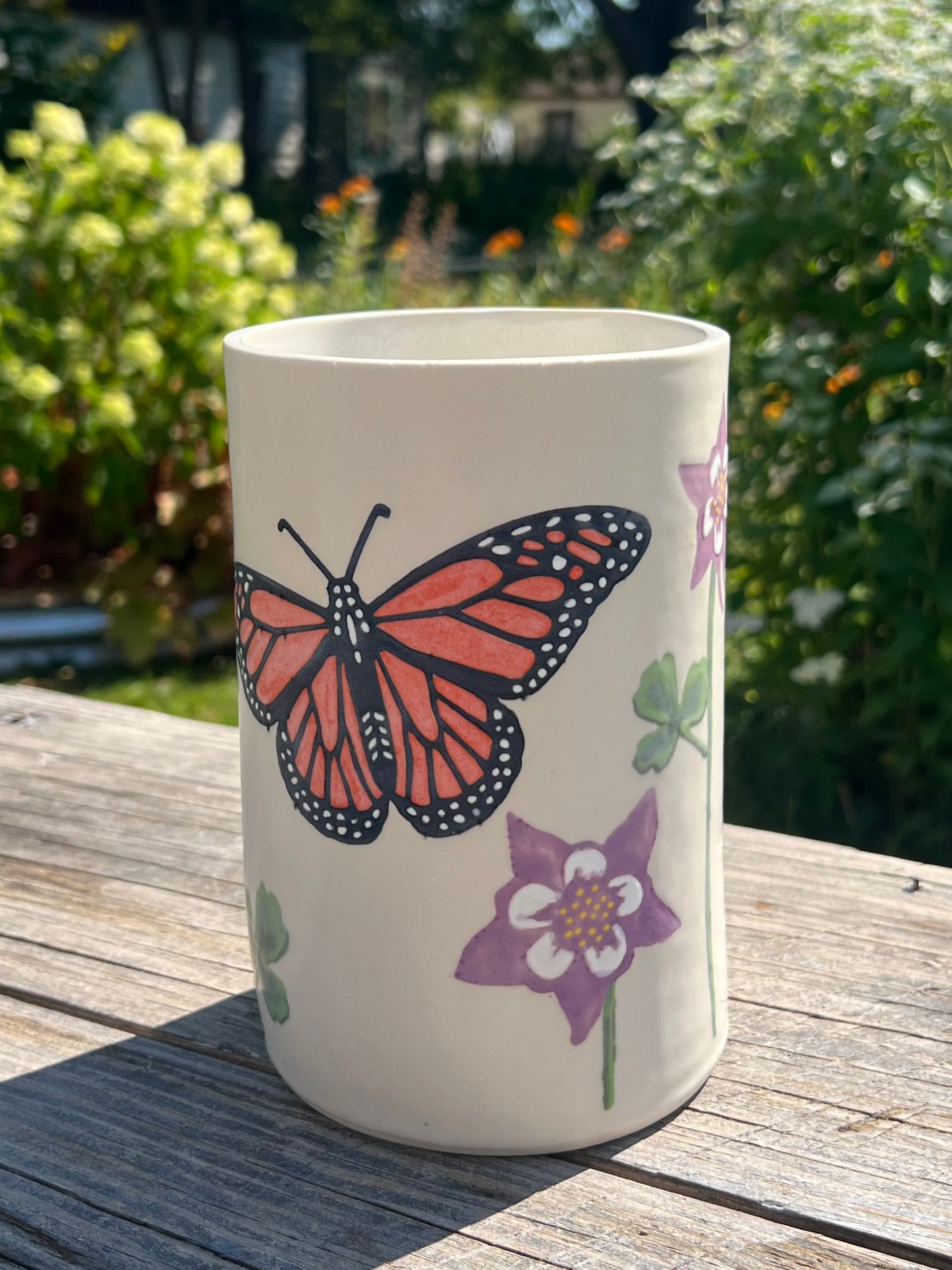 Pollinator Flower Crock