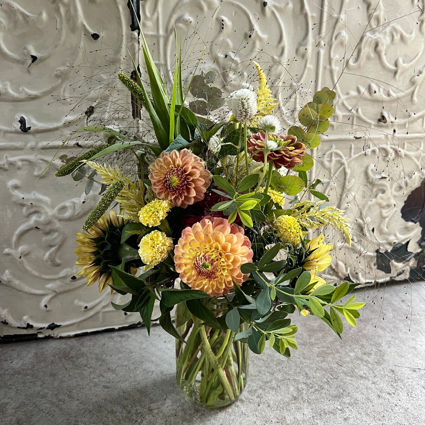 Mason Jar Arrangement