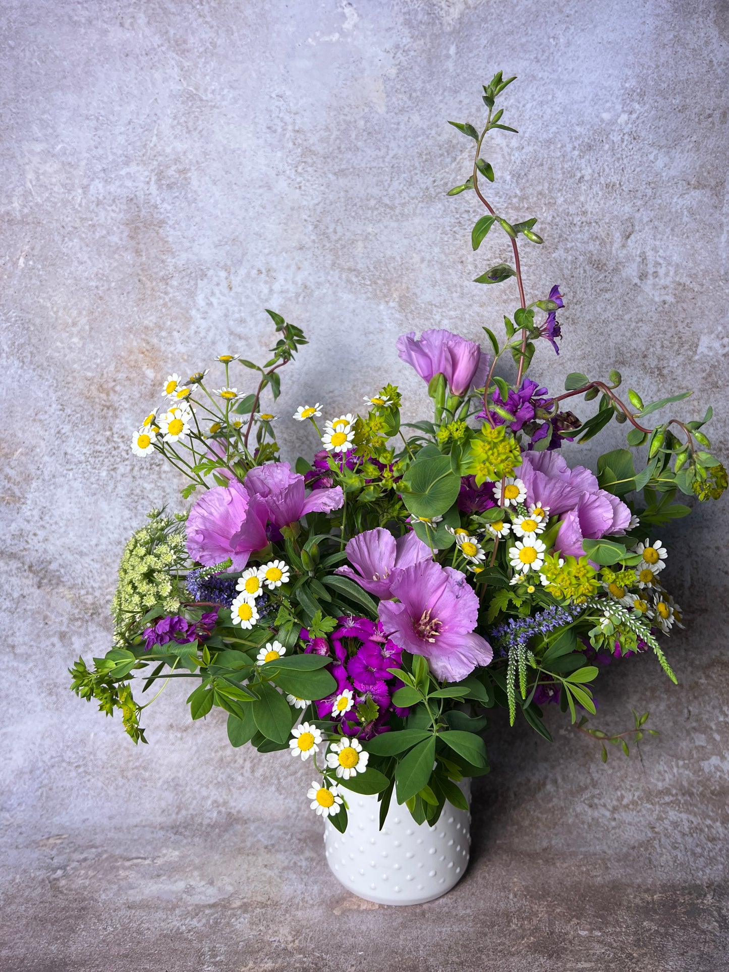 Sweet Hobnail Arrangement