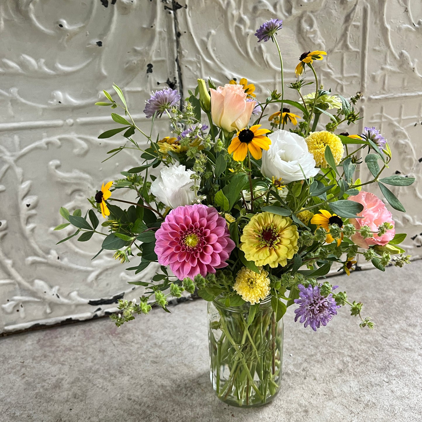Mason Jar Arrangement