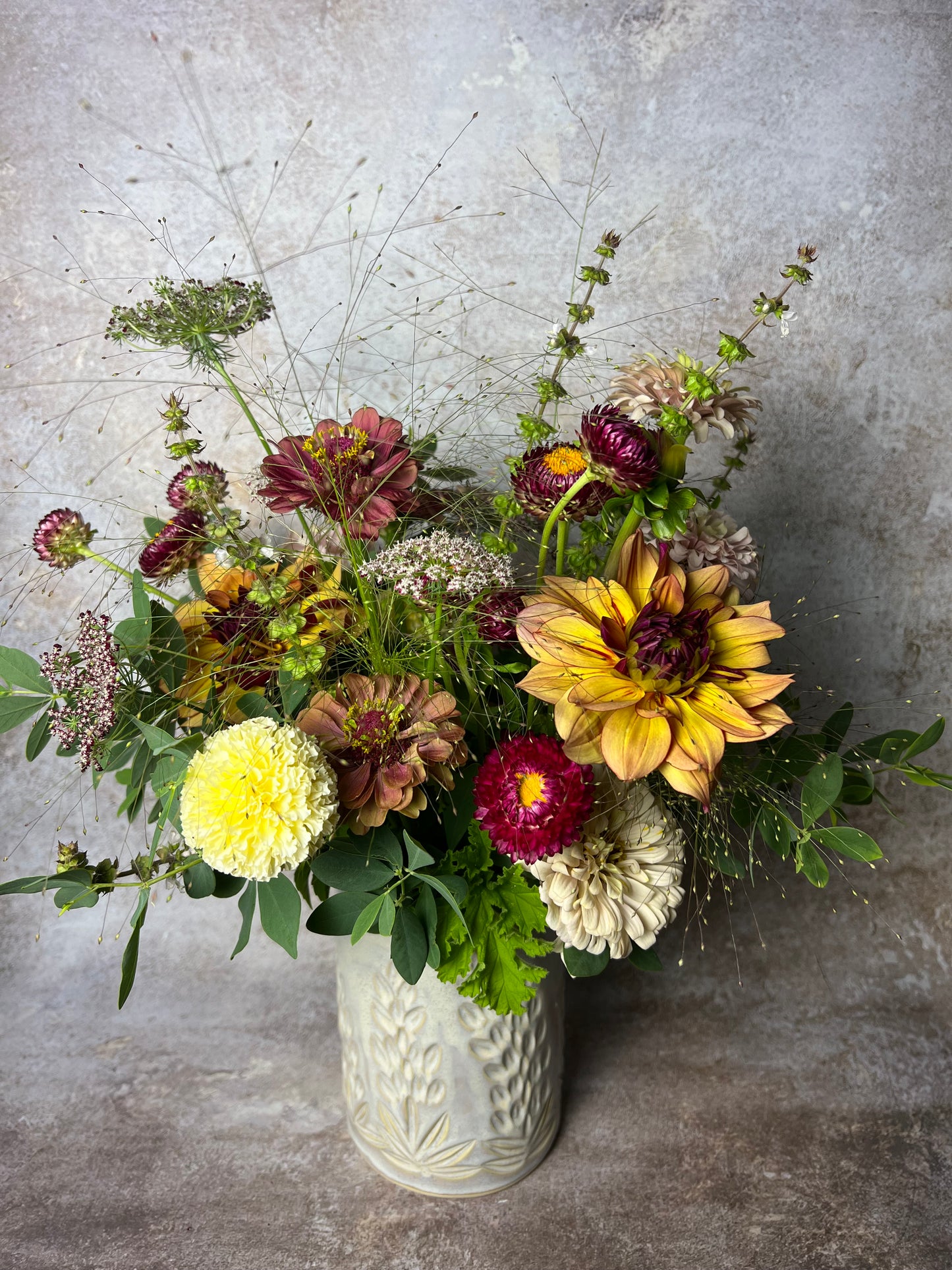 Native Flower Crock
