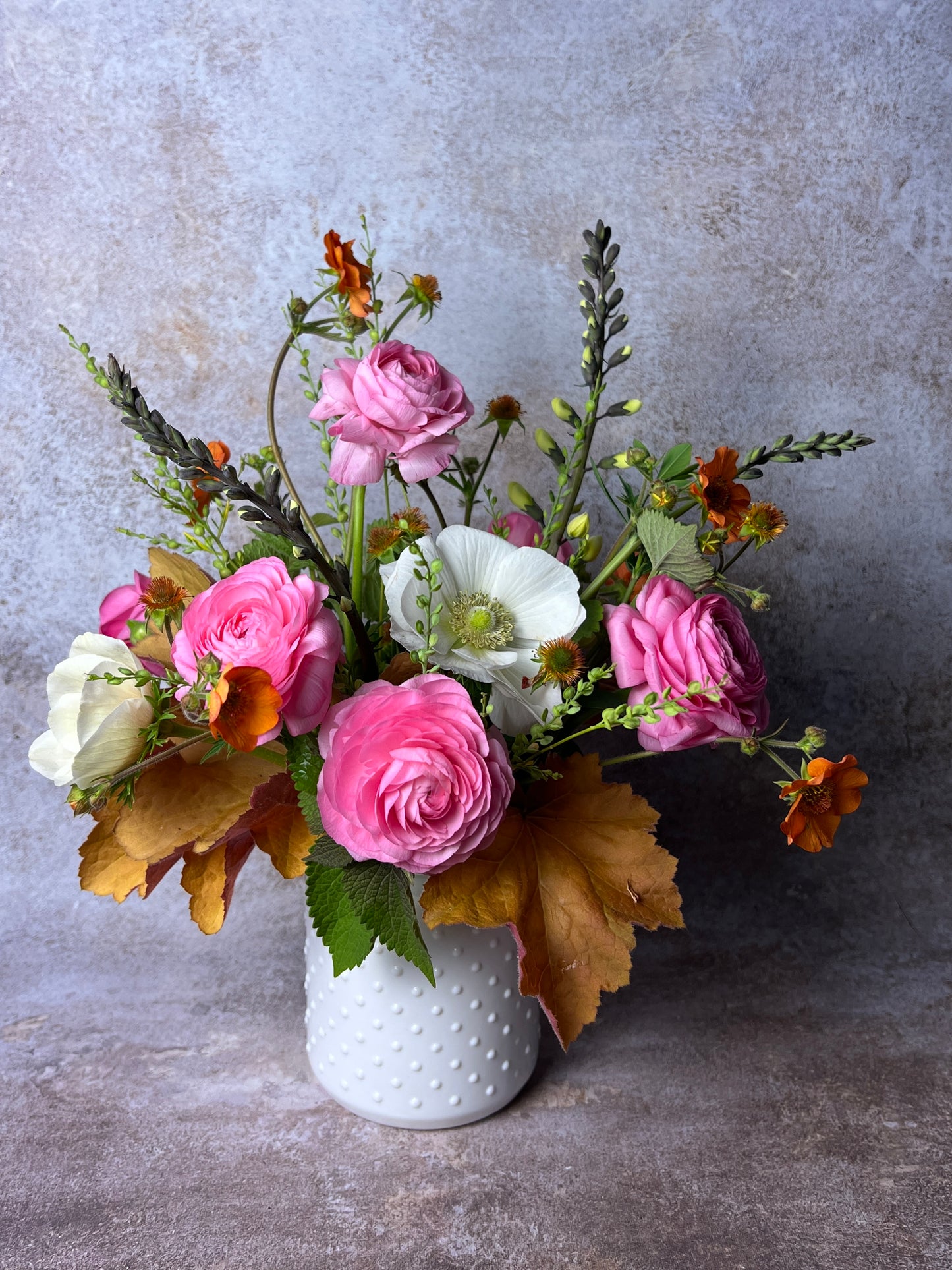 Sweet Hobnail Arrangement