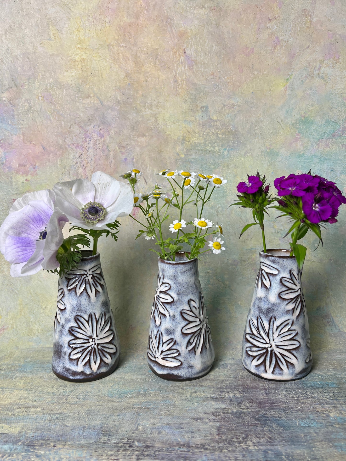 Carved Bud Vase