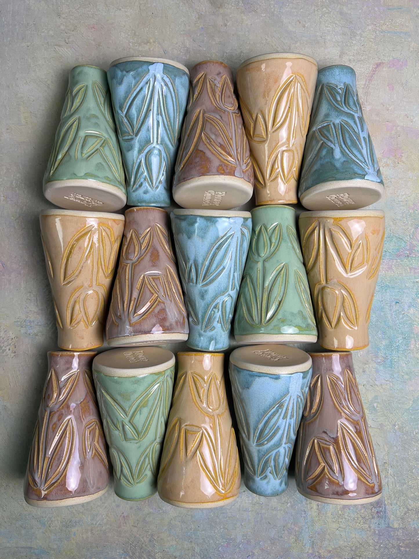 Carved Bud Vase