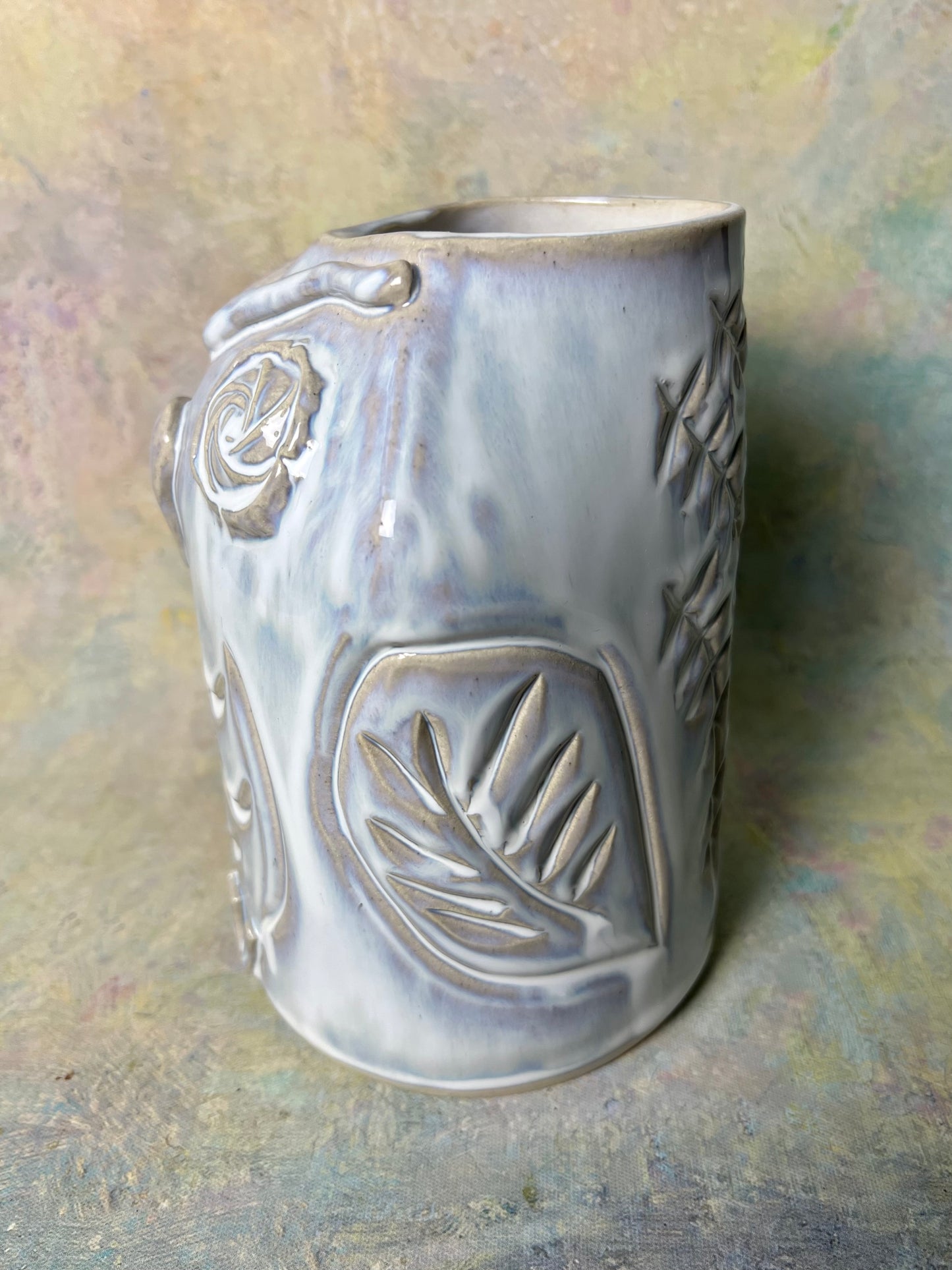 Sculpted Owl Vase