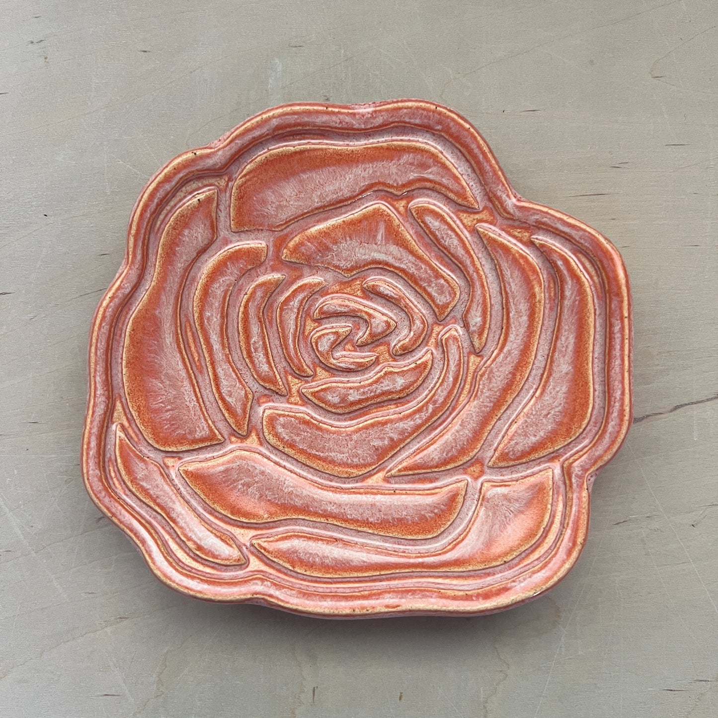 Rose Snack Plate