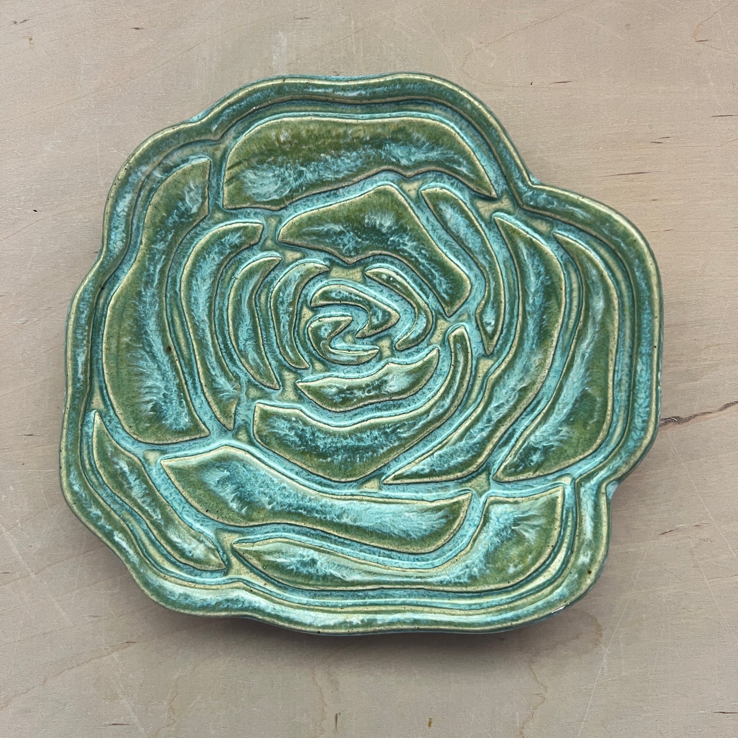 Rose Snack Plate