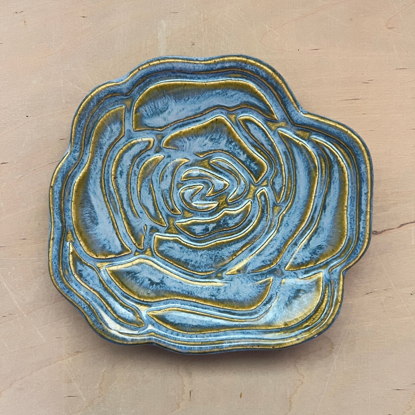Rose Snack Plate