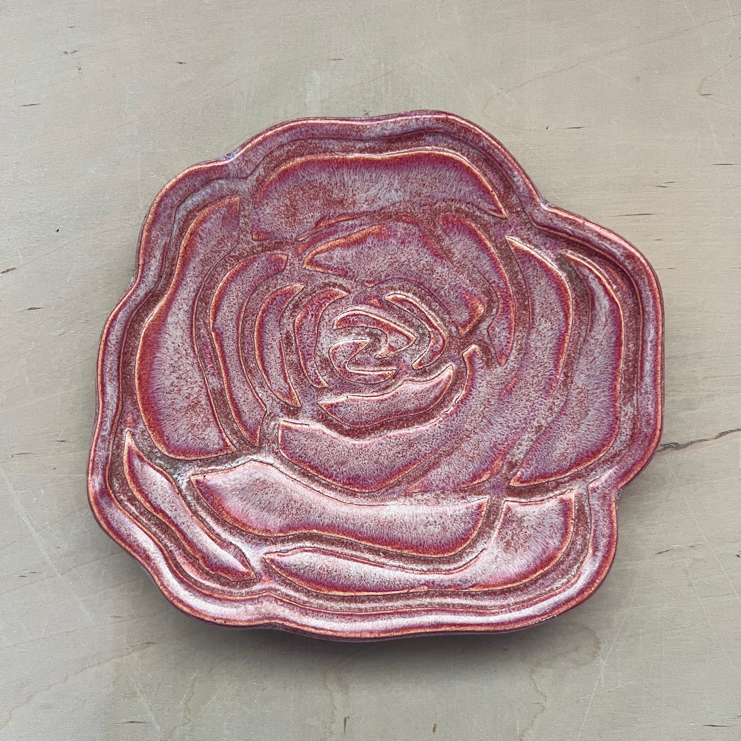 Rose Snack Plate