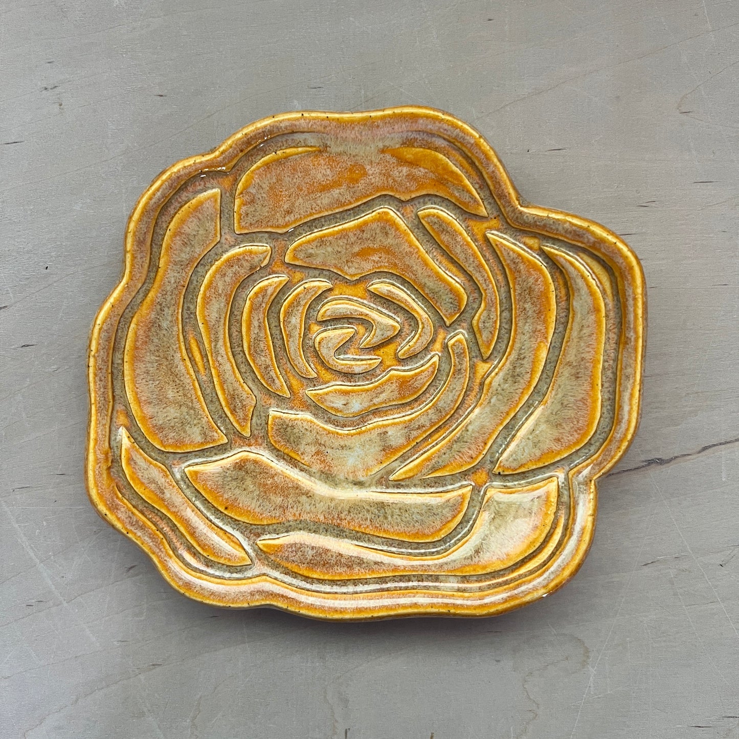 Rose Snack Plate