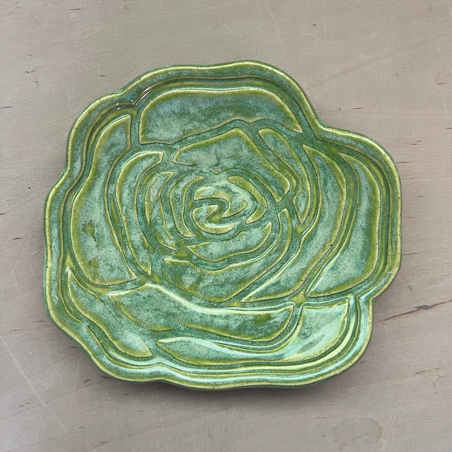 Rose Snack Plate